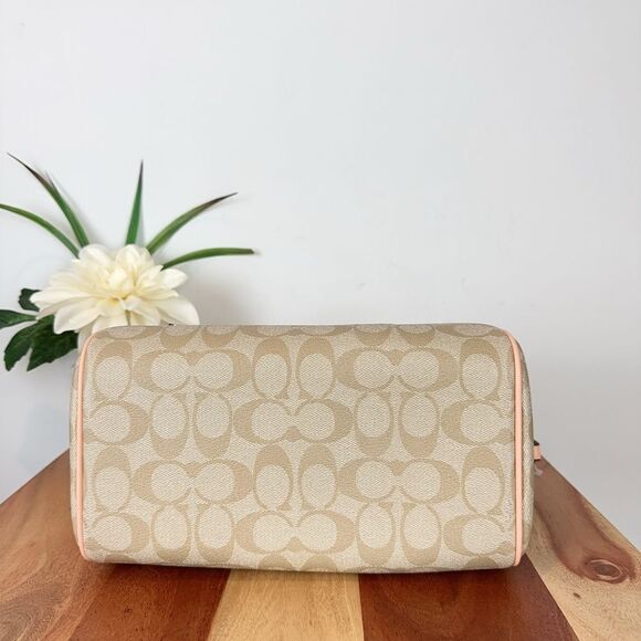 NWT Coach Rowan Satchel Bag In Signature Canvas - Picture 4 of 8